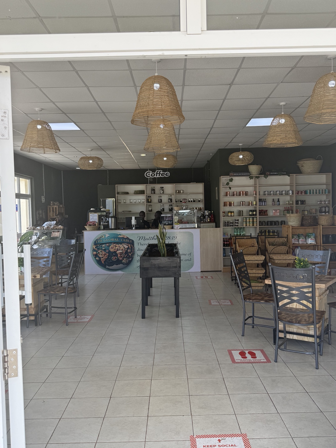 Inside The Global Table café