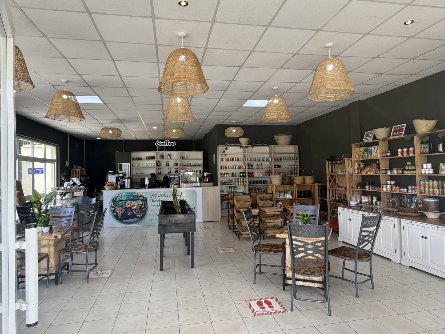 Open seating inside The Global Table